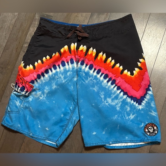 Billabong Drop In Tie Dye Boardshorts Men’s 34 Surf Swim Beach - Picture 1 of 8